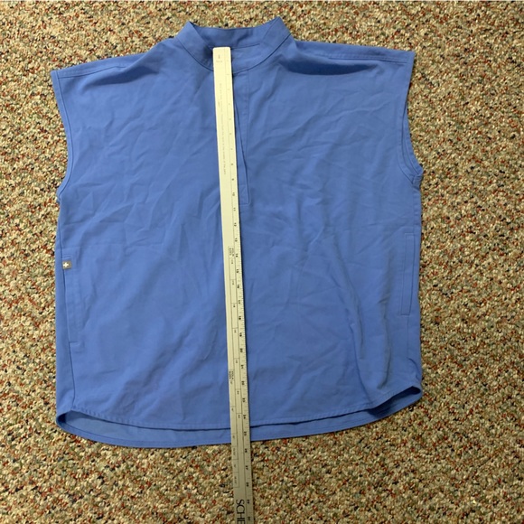 Figs Royal Blue Rafaela Scrubs Top Size M - Picture 11 of 11